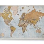 Die Geschichte der Landkarten und ihre moderne Umsetzung als Pinnwand