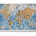 Pinnwand Kork-Weltkarten: Qualität und Design von Canvascale.de